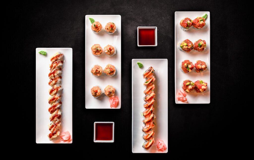 Naczynia i akcesoria do sushi